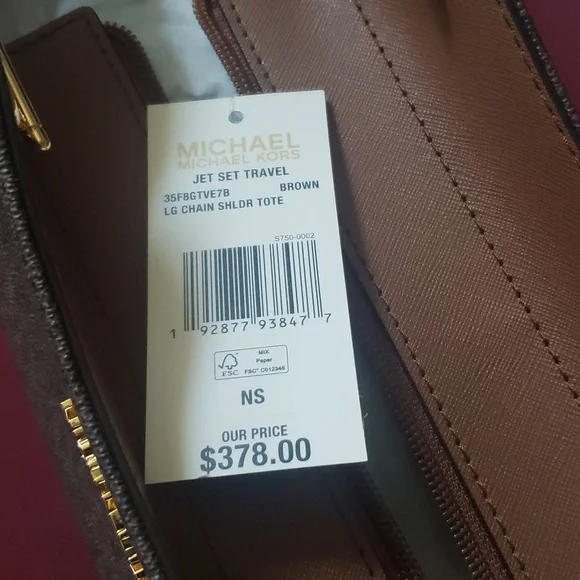 Michael Kors Jet Set Travel Large Chain Shoulder Tote - Picture 6 of 7